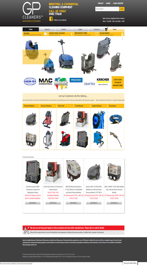Sell, Service, Hire New & Used Industrial & commercial cleaning equipment screenshot 1